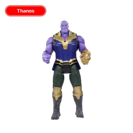 Avengers Hero Hulk Loki Spider Man Captain Marvel Thanos Action Figures Deadpool Iron Man Model Dolls Children Toy Birthday Gift