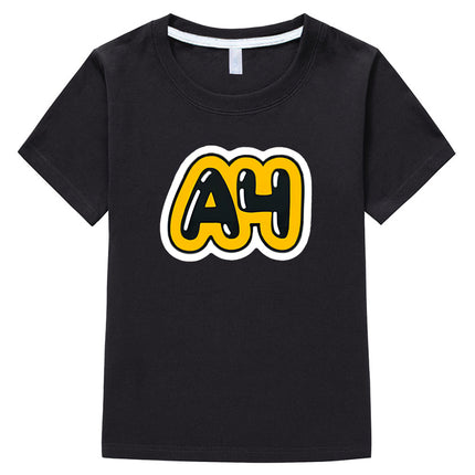 Merch Vlad A4 Kids T-shirt Boys and girls short Sleeved 100% Cotton Tops Влад a4 Бумага  boys clothes y2k one piece kids clothes