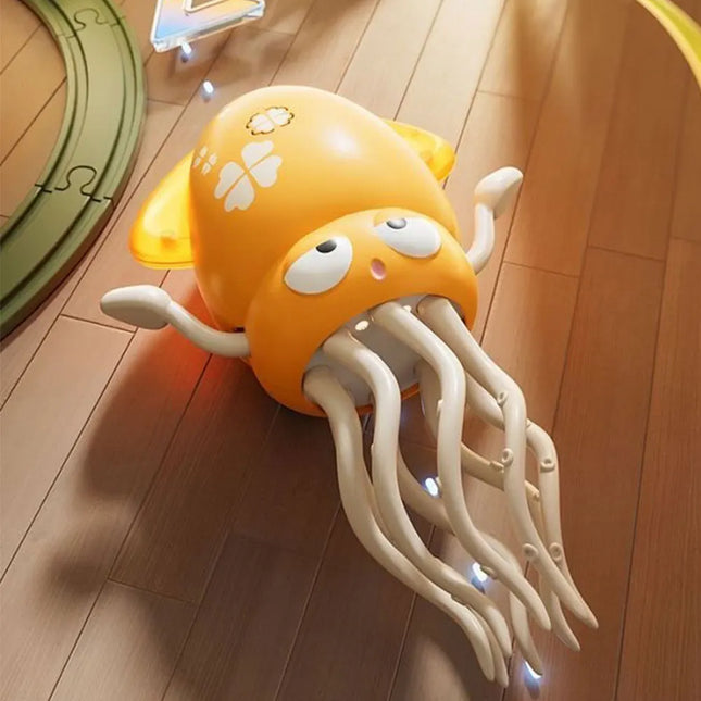 Dancing Octopus Kid Electronic Pet Toys with Music & Lights Cartoon Interactive Development Moving Education Toddler Toy Gift