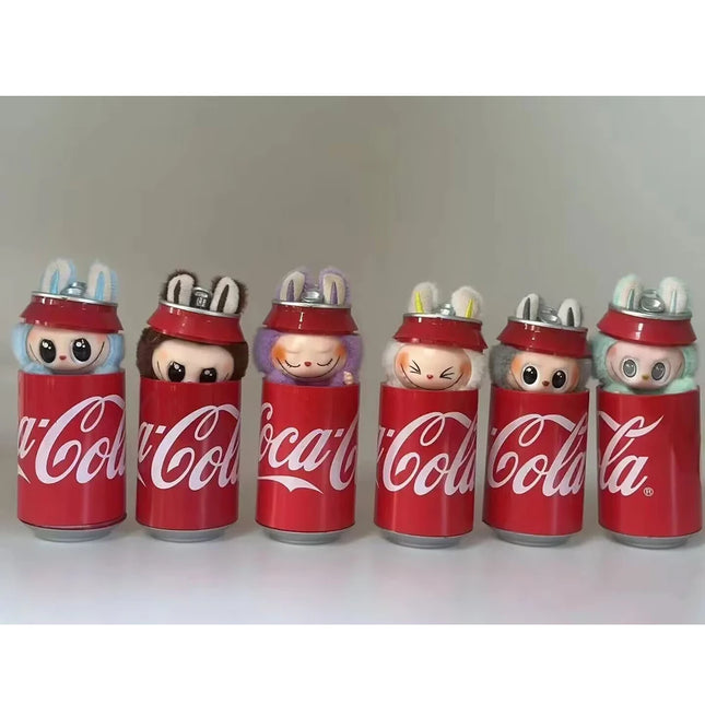 New 3.0 Labubu Monster Coca-Cola Series Vinyl Doll Labubu Action Figure Keychain Toys Childrens Holiday Surprise Gifts