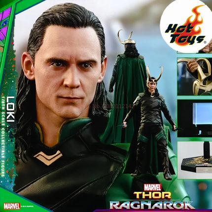 Authentic Hot Toys Loki  Action Figure Thor Ragnarök Loki Laufeyson Figurine Statue Thor 3 God of Evil HT MMS472 Collection Toys