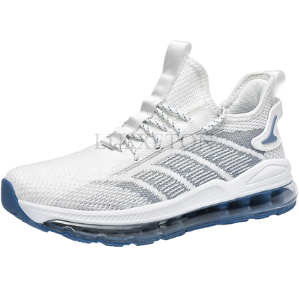 Running Sneakers Plus Size 45 46 47 48 Men Air Cushion Shoes Fashion Casual Mesh Breathable Height Increased Flat Platform Shoes