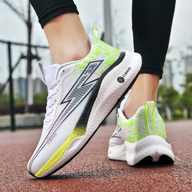 Herren Laufschuhe Supercritical EVA Ultraleichte Sneakers Herren Outdoor Jogging Mesh Atmungsaktive Dämpfung Trendy Sportschuhe 45