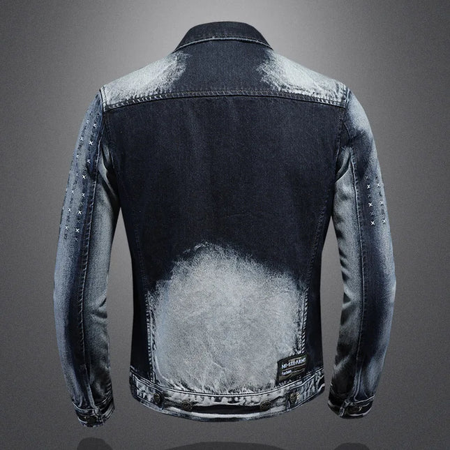The Main Promotion of New Top Coat Spring and Autumn New Trend with All The Fashionable Handsome Denim Jacket Men's Clothing