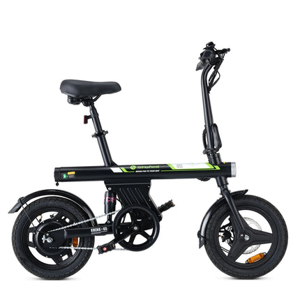 isinwheel  U1 adult electric bike 250W motor 36V 7.8Ah battery city commuter electric bike 14 inch tire city electric bike