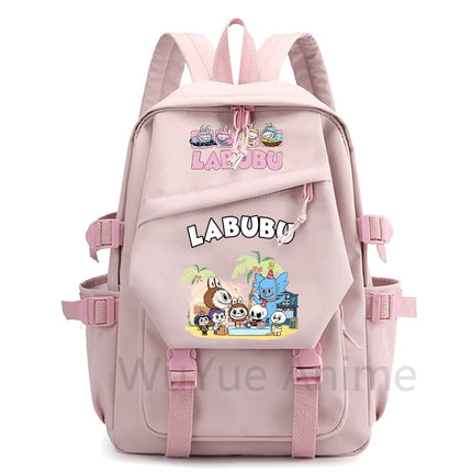 Cartoon Printed Backpack Lightweight Bookbag Student Children Waterproof Schoolbag Large Capacity Bagpack Women Travel Bag Gift