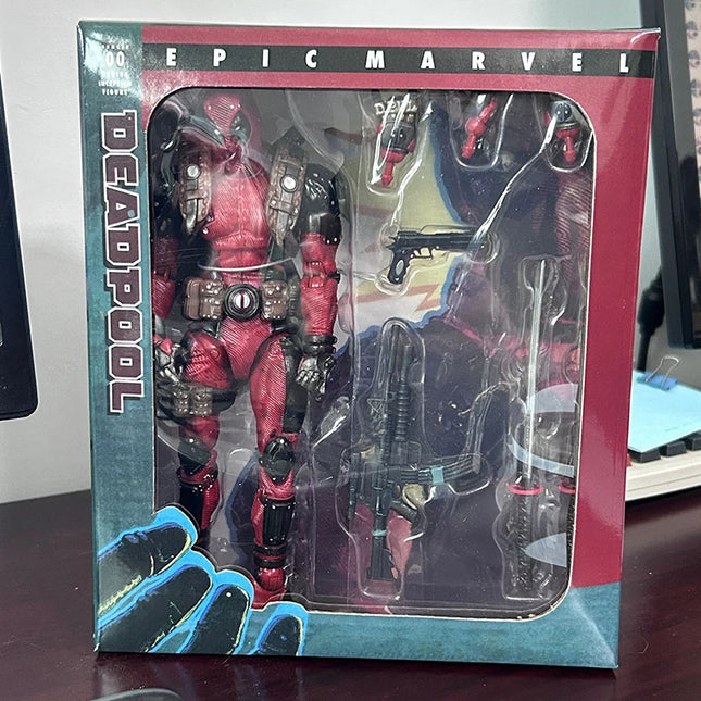 Yamaguchi Revoltech EPIC Deadpool Action Figure Ultimate X-Men Deadpool Super Hero Figure Toys Collectible Model Doll Gifts