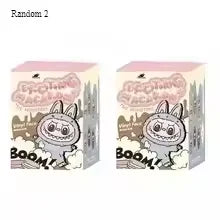 For Labubu Monster Exquisite Collection Series Blind Box Teddy Fluffy Toy Animated Character Face Doll Mystery Surprise Present