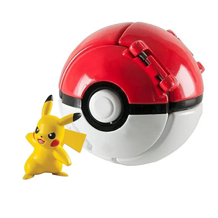 Pokemon Elf Ball Pokeball Anime Figure Cartoons Pikachu Charizard Piplup Kyogre Pocket Monster Pet Anime Action Model Toy Gifts