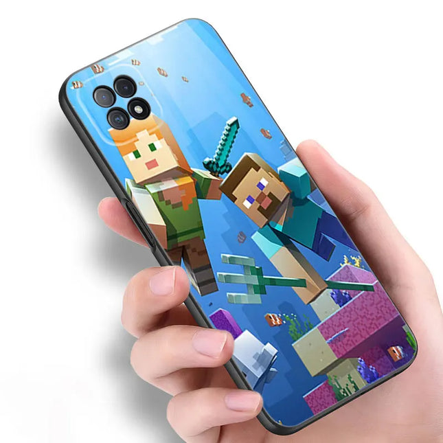 Hot My Mini World Game Phone Case For OPPO Reno 10 11 Pro Plus A55 A57 A58 A72 A74 4G A98 5G A15 A16 A17 A38 A54 A76 A94