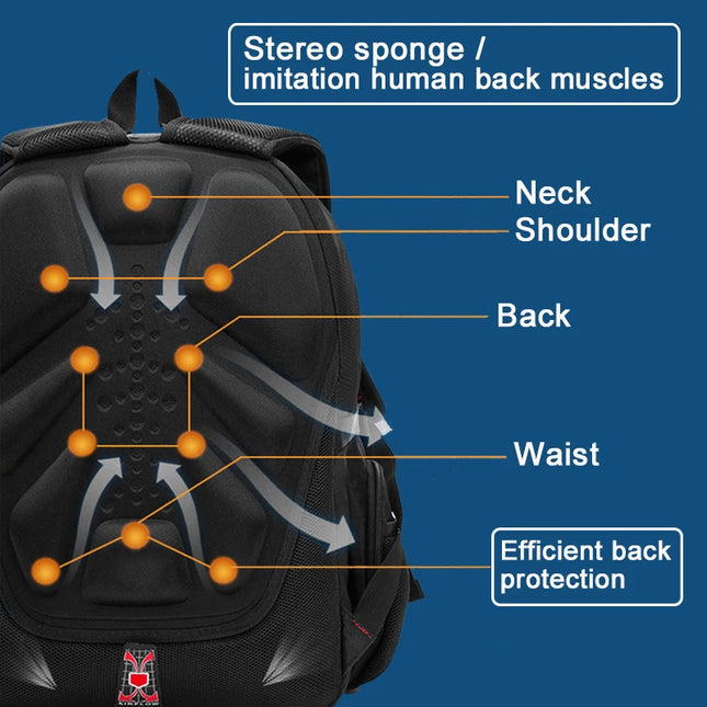 Waterproof Women 17 Inch Laptop Backpack School Bags for Girls USB Charging Bag Fashion Bagpack Men Travel Backpack Male Mochila