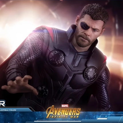 Hot Original Hot Toys God of Thunder Action Figure Avengers Infinity War Thor Odinson Statue HT MMS474 Model Collection Toy Gift