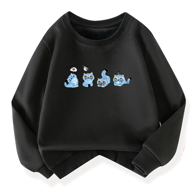 Kpop Demon Hunter Fashion Kids Incredibox Hoodie Warm Sweatshirts Children's Winter Soft Clothing Cartoon Cotton Thick Hoodie