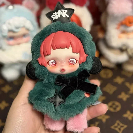 Genuine SKULLPANDA Winter Music Theme Blind Box Set Soft Vinyl Plush Figure Kawaii Surprise Collectible Gift for Teens Adults