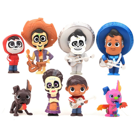 Disney Coco Movie 8pcs/set 6-9cm Action Figure Anime Mini Decoration Collection Figurine Toys Model For Children Gift