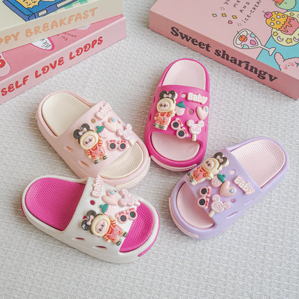 New Popular , Versatile Eva Slippers for Girls, Fashionable Double Soft-Soled Non-Slip Sandals