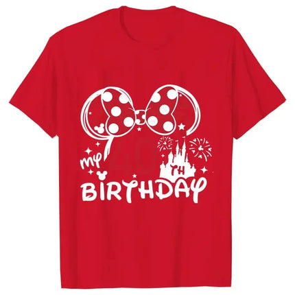 Happy Birthday Female Clothing My 40 Th Brithday T-Shirt Y2k Funny Graphic Print Cotton Tops Short Sleeve Tee Streetwear Tshirts