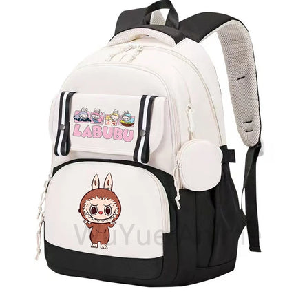 Cute Printed Backpack Teenager Student Girl Boy Knapsack Large Capacity Waterproof Casual Bag Coin Purse Women Laptop Travel Bag
