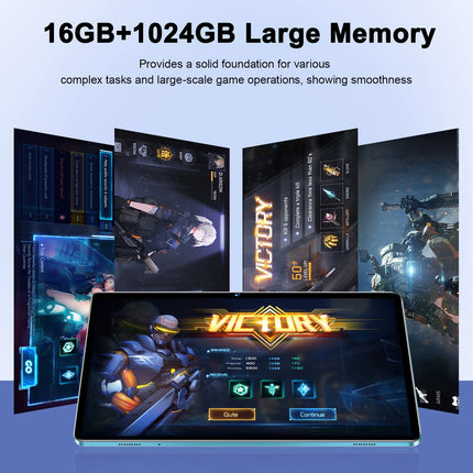 Pad 8 Pro 10.1" inch 120Hz Full Screen Tablet Snapdragon 8 Gen2 24MP+48MP 16GB RAM+1024GB ROM 10000mAh Battery 5G Android 13