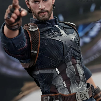 Genuine Hot Toys Steve Rogers Action Figure 1/6 Avengers Captain America Anime Figure HT MMS480 Statue Deluxe Edition Model Toys