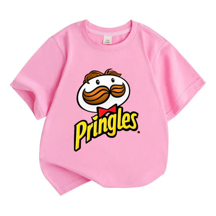 Letter Children 100% Cotton T-Shirt Combination Tee Shirts Cartoons Kawaii Kid Casual Clothes Girl Boy Harajuku Tops