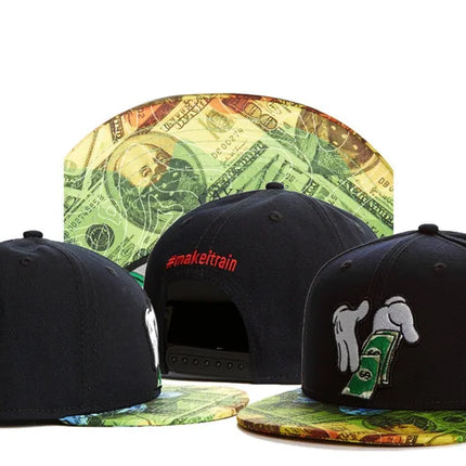 Snapback Hats for Men Hip Hop Style Hats Solid Baseball Hats Adjustable Snapback Cap Flat Brim Baseball Caps