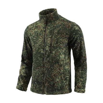 Outdoor Camouflage Fleece Jacket Double-Sided Shake Fleece Cardigan Tactical Jacket Warm Mountaineering Suit