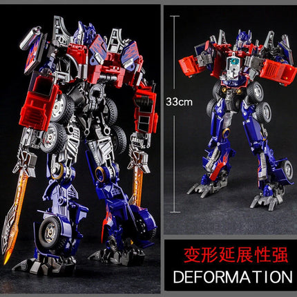 Robot Weijiang Optimus Commander W8022 Transformation Toys Model Black Apple OP Commander M01 Figure