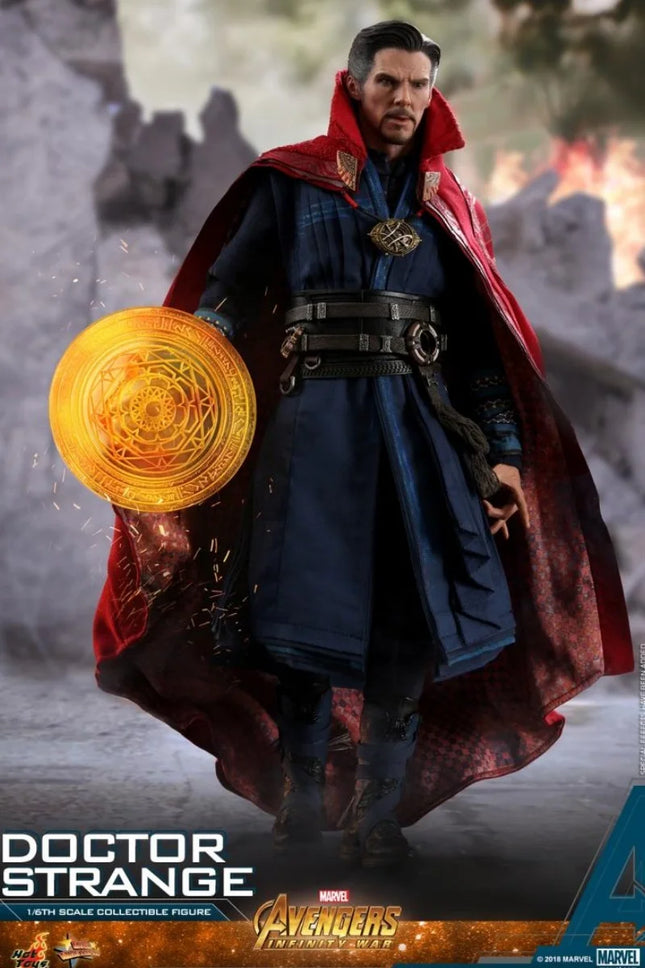 Original Hot Toys Doctor Strange Actin Figure 1/6 The Avengers Dr. Strange Figurine Ht MMS484 Bc Doctor Stranges Collection Toys