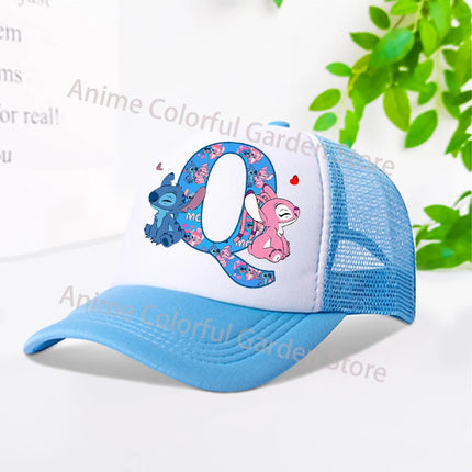 Disney Stitch Parent-child Baseball Cap Anime Cartoon Fashion Peaked Cap Men Women Kids Summer Sunscreen Shading Hat mesh Hats