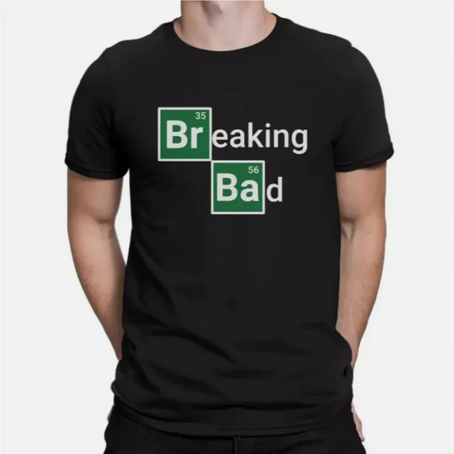 Men's T-Shirts Sign Vintage 100% Cotton Tees Short Sleeve B-Breaking Bad T Shirt Crewneck Clothes Summer Fashion Ins Tops 16888
