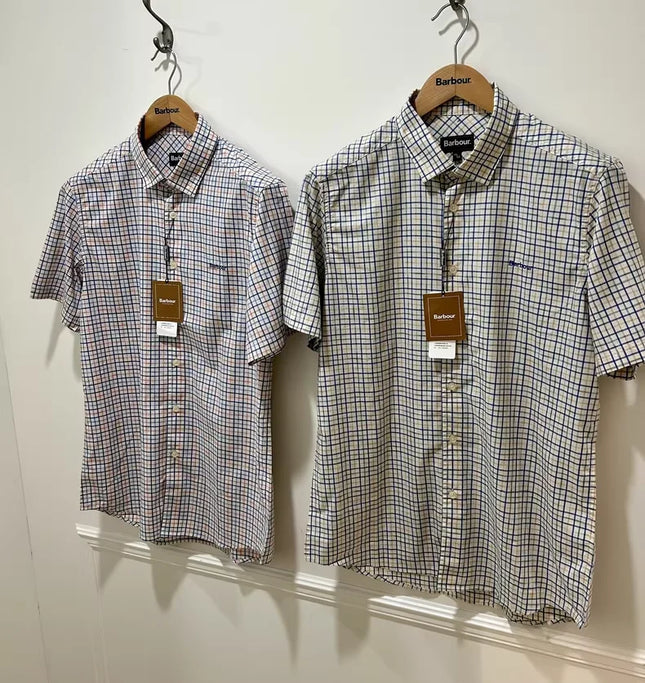 B@r Short-sleeved Shirt With No Pockets On The Chest