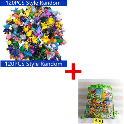 1-144 PCS Pokemon Gift Box Christmas Gift Action Figure Toys Genuine Pikachu Anime Figure Pokemon Toys For Children