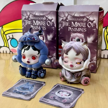 Genuine Spot Skullpanda Dream-Eating Animals Series Blind Box Hand Puppet Toy Model Collection Sp V7 Desktop Ornaments Gift
