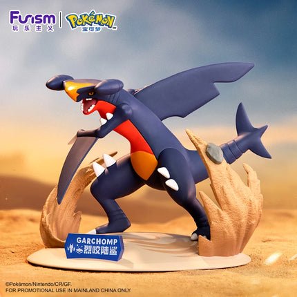 Funism Original Pokemon Action Figures Garchomp Exquisite Anime Game Figure Collectible Cartoon Model Ornament Kid's Toy Gift