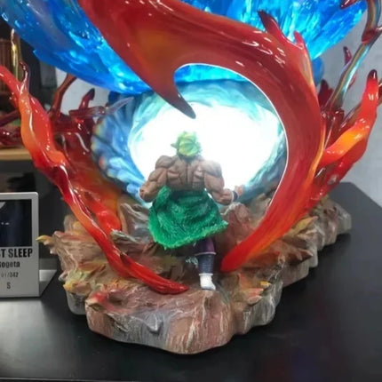 Dragon Ball 28cm Figure Gogeta Anime Figures Super Saiyan Vegeta Action Figurine Ls Pvc Gk Statue Model Doll Collection Gift Toy