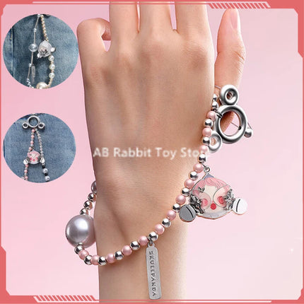 Skullpanda Sound Series Blind Box Cell Phone Chain Fashion Trend Mystery Box Action Figure Kawaii Ornaments Girls Birthday Gift
