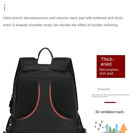 15.6/17.3" Travel Backpack Men Business Backpack School Expandable USB Bag Large Capacity Laptop Waterproof Fashion Backpack