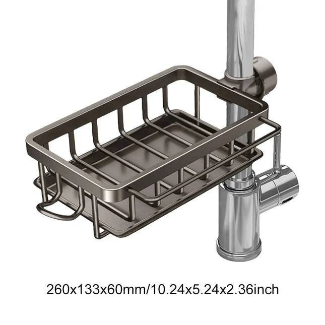 Multi Organizer Cabinet 3-Tier Kitchen Drain Shelf Steel Over The Sink Dish Drying Rack Large Over The Sink Dish Rack with Cover