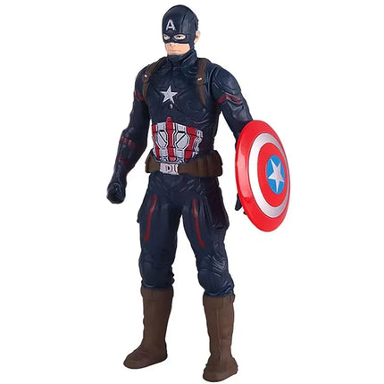 New Marvel Spiderman Hulk Ironman Anime Action Figure Toy Christmas Gift Pvc Movable Joints Luminous Doll Collection Model Toys