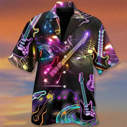 New arrival shirts men business beauty casual 3D printed short sleeve shirts party street vacation spring and summer lapel short