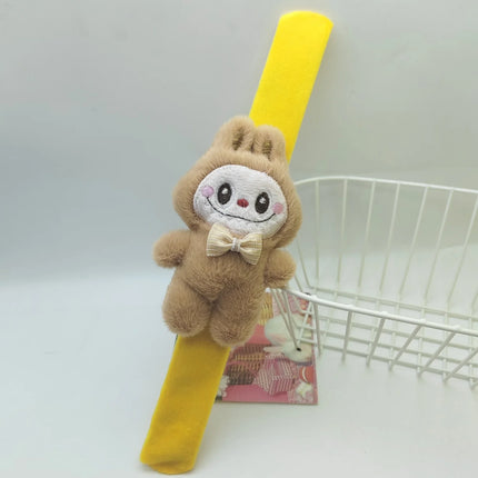 labubu Cute Plush Pop Ring Bracelet Cartoon Labubu Doll Girlfriend Couple Bracelet Creative Gift for Women