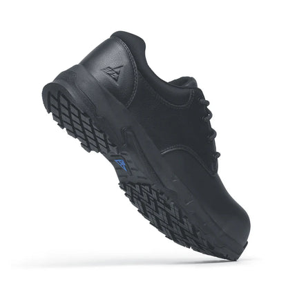BARRA BLACK Black Comfortable Safety Slip & Puncture Resistant Shoes With Composite Toe Cap