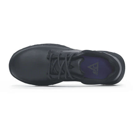 BARRA BLACK Black Comfortable Safety Slip & Puncture Resistant Shoes With Composite Toe Cap