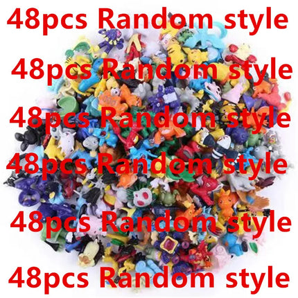 1-144 PCS Pokemon Gift Box Christmas Gift Action Figure Toys Genuine Pikachu Anime Figure Pokemon Toys For Children