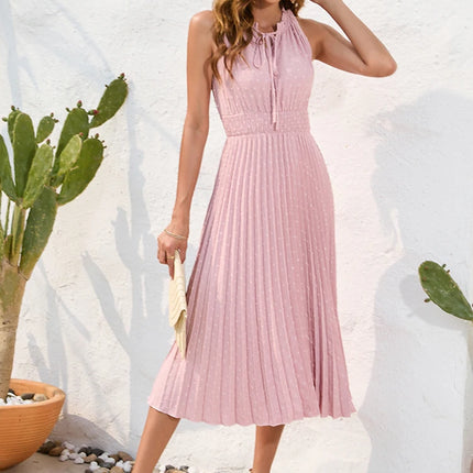 Slim Sleeveless Holiday Beach Dress Fashion Black A-line New In Dresses 2023