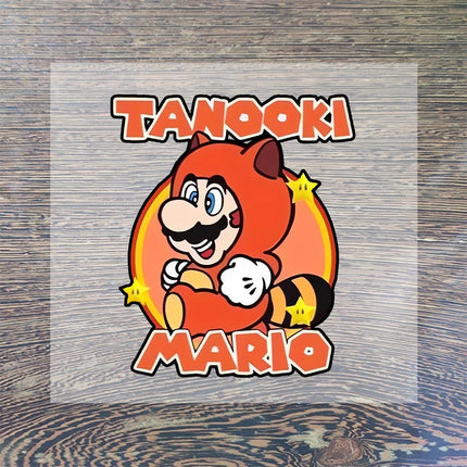 Super Mario Heat Transfer Stickers Cartoon Cute Iron on Patch Decals Clothes Sticker T-shirts Hoodie Clothing Hats DIY Applique