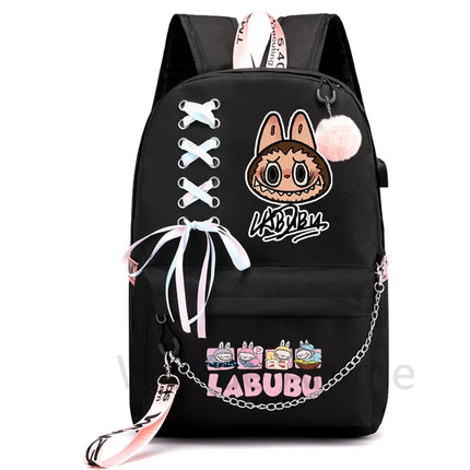 Cute cartoon Printed Backpack Large Capacity Waterproof Cartoon Bagpack Kawaii Student Schoolbag Women Travel Bag Kid Gift