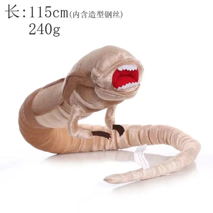 In Stock Alien Xenomorph Plush Toy Cartoon Soft 50cm Facehugger Stuffed Doll Toy 115cm Chestburster Plushies Birthday Gift
