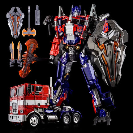 Robot Weijiang Optimus Commander W8022 Transformation Toys Model Black Apple OP Commander M01 Figure